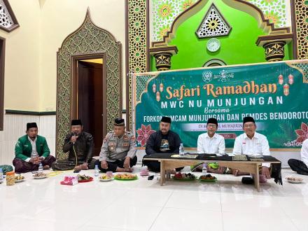 Safari Ramadhan MWC NU Munjungan di Masjid Al-Muhajirin Bendoroto